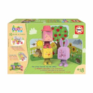 Juego Kiubis La Pequeña Granja Y Las Manzanas EDUCA Incluye Accesorios