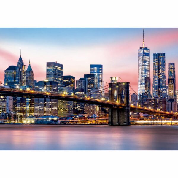 Rompecabezas Puente Brooklyn Neon EDUCA BORRAS Incluye 1000 Piezas - Imagen 2