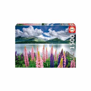 Rompecabezas Altramuces A Orillas Del Lago Sils, Suiza EDUCA 1500 Piezas