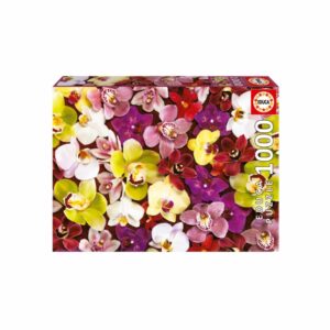 Rompecabezas Collage De Orquídeas EDUCA 1000 Piezas