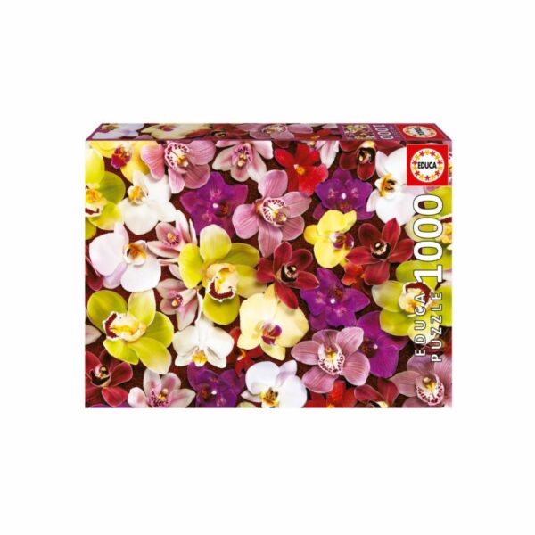 Rompecabezas Collage De Orquídeas EDUCA 1000 Piezas