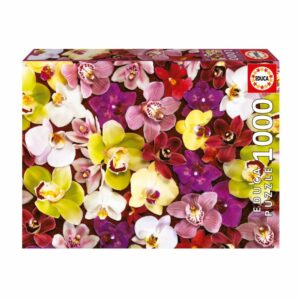 Rompecabezas Collage De Orquídeas EDUCA 1000 Piezas