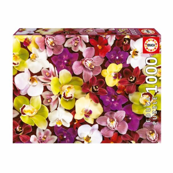 Rompecabezas Collage De Orquídeas EDUCA 1000 Piezas