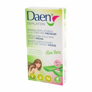 Bandas Depilatorias De Cera Fría Faciales DAEN 16 Uds