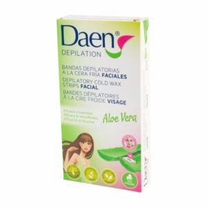 Bandas Depilatorias De Cera Fría Faciales DAEN 16 Uds