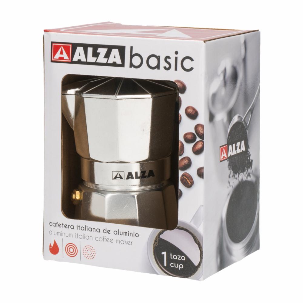 Cafetera Italiana De Aluminio ALZA 250 Ml - Imagen 2