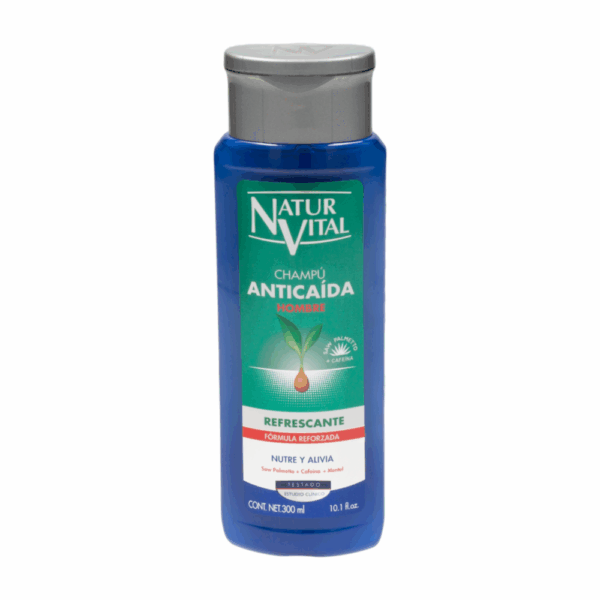 Shampoo Capilar Anticaída Refrescante NATUR VITAL 300 Ml - Imagen 2