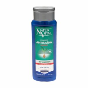 Shampoo Capilar Anticaída Refrescante NATUR VITAL 300 Ml