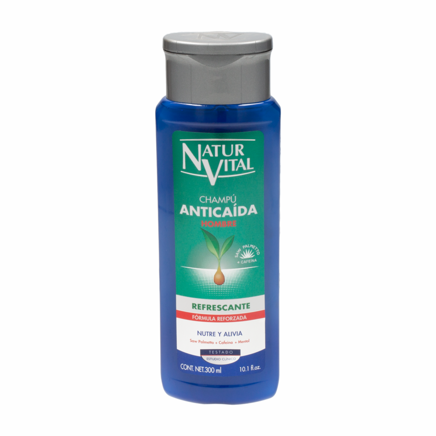 Shampoo De Cabello Anticaída Refrescante NATUR VITAL 300 Ml