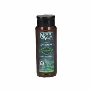 Shampoo Capilar Anticaspa Para Cabellos Grasos NATUR VITAL 300 Ml
