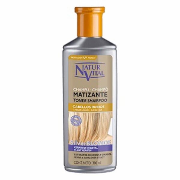 Shampoo Sh.Matizante Cabellos Rubios Silver NATUR VITAL 300 Ml
