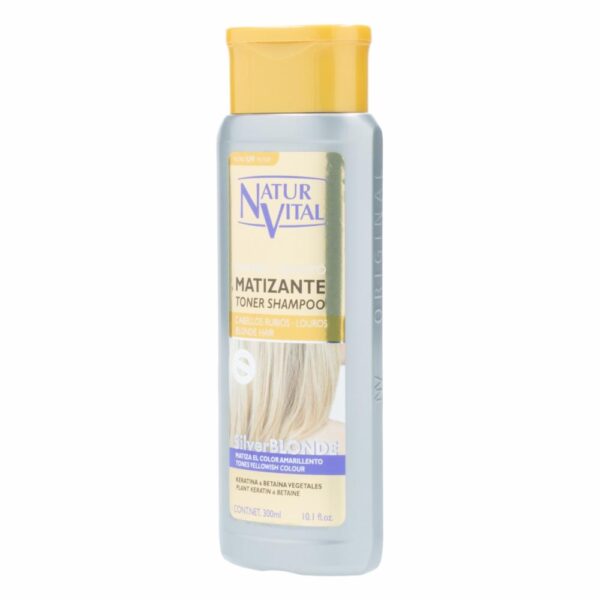 Shampoo Sh.Matizante Cabellos Rubios Silver NATUR VITAL 300 Ml