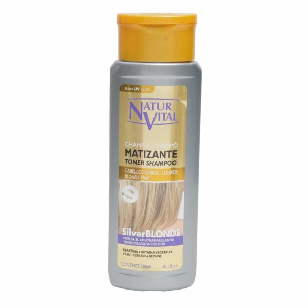 Shampoo Sh.Matizante Cabellos Rubios Silver NATUR VITAL 300 Ml