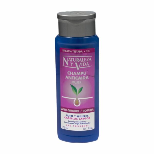 Shampoo Capilar Anticaída NATURALEZA Y VIDA 300 Ml