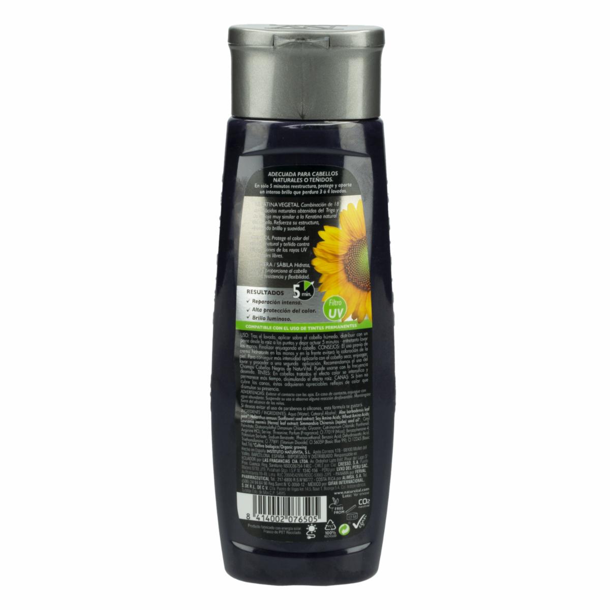 Mascara Capilar Para Cabello Negro NATURALEZA Y VIDA 300 Ml