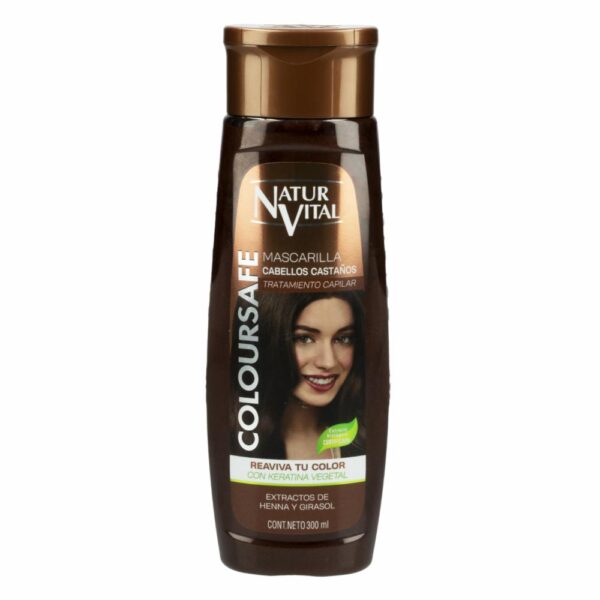 Mascarilla Castaño NATURALEZA Y VIDA 300 Ml - Imagen 2
