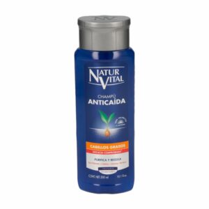 Shampoo Capilar Anticaída Cabello Graso NATURALEZA Y VIDA 300 Ml