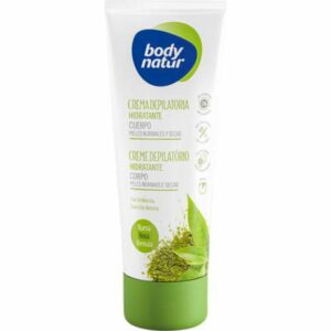 Crema Depilatoria Corporal Hidratante Piel Normal Y Seca Con Té Matcha BODY NATUR 200 Ml