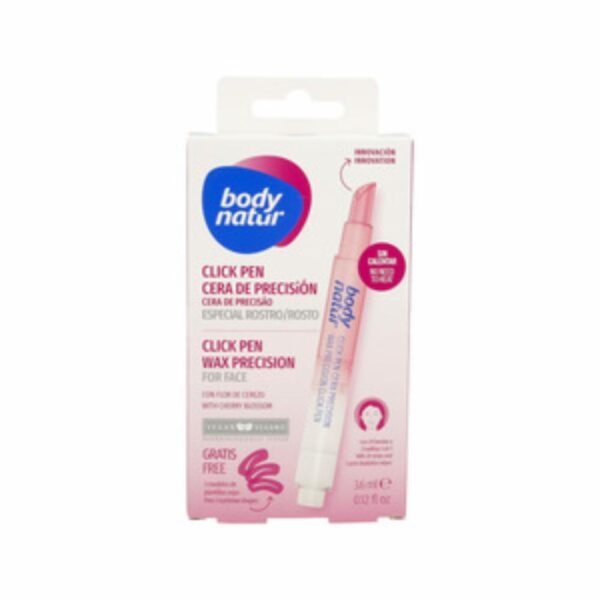 Cera Depilatoria Facial Click Pen Precisión Con Flor De Cerezo BODY NATUR 3 Ml