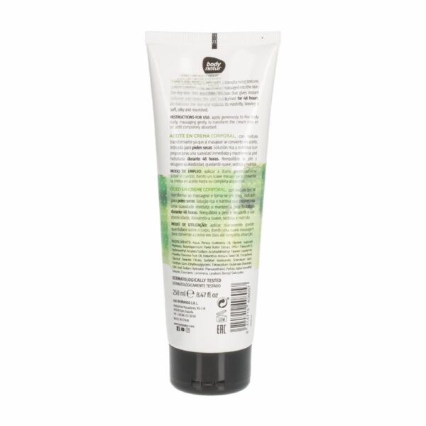 Body Oil In Cream Hidratante Aceite De Aguacate Y Manteca Karité BODY NATUR 250 Ml - Imagen 2