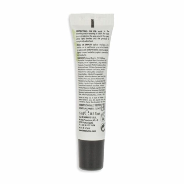 Crema Facial Antiarrugas Contorno De Ojos BODY NATUR 15 Ml - Imagen 3