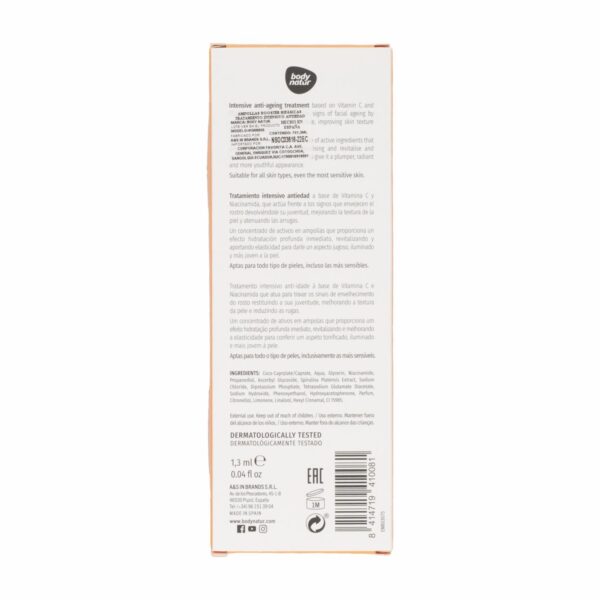 Tratamiento Facial Antiarrugas Bifásica BODY NATUR 9,10 Ml - Imagen 2