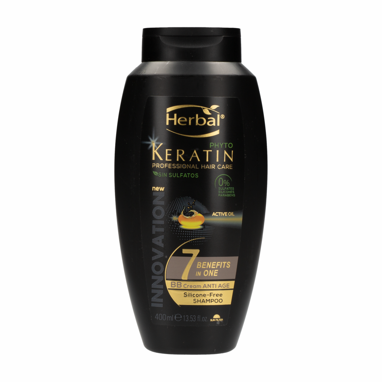Shampoo Original Phyto Kertain 7 Beneficios En 1 HERBAL 400 Ml - Imagen 2