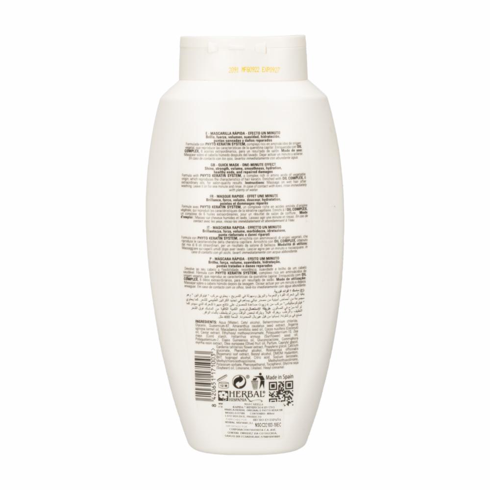 Mascarilla Capilar Con Phyto Keratin 7 En 1 HERBAL 400 Ml - Imagen 3
