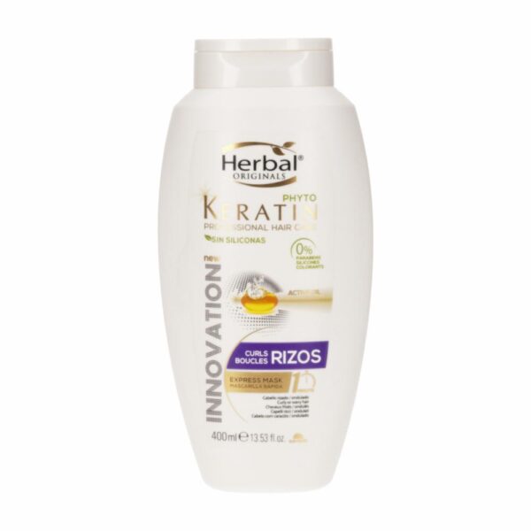 Mascarilla Capilar Con Phyto Keratin Rizos Express HERBAL ORIGINAL PHYTO KERATIN 400 Ml