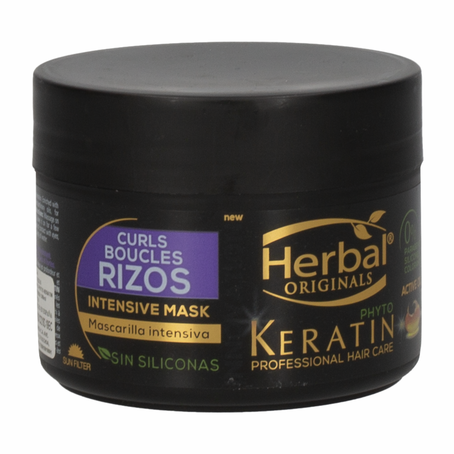 Mascarilla Capilar Con Phyto Keratin Intens Rizos HERBAL 300 Ml - Imagen 2