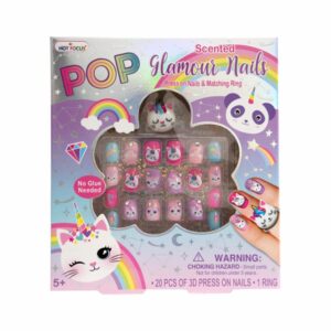 Set De Uñas Glamour HOT Unidad