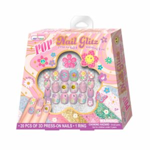 Uñas Con Decoración HOT FOCUS Para Niña