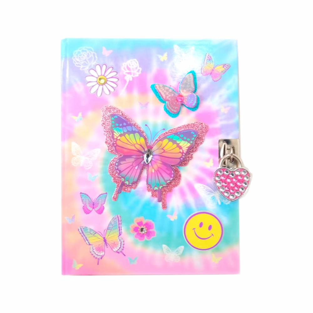 Diario Con Candado HOT FOCUS Mariposas - Imagen 2