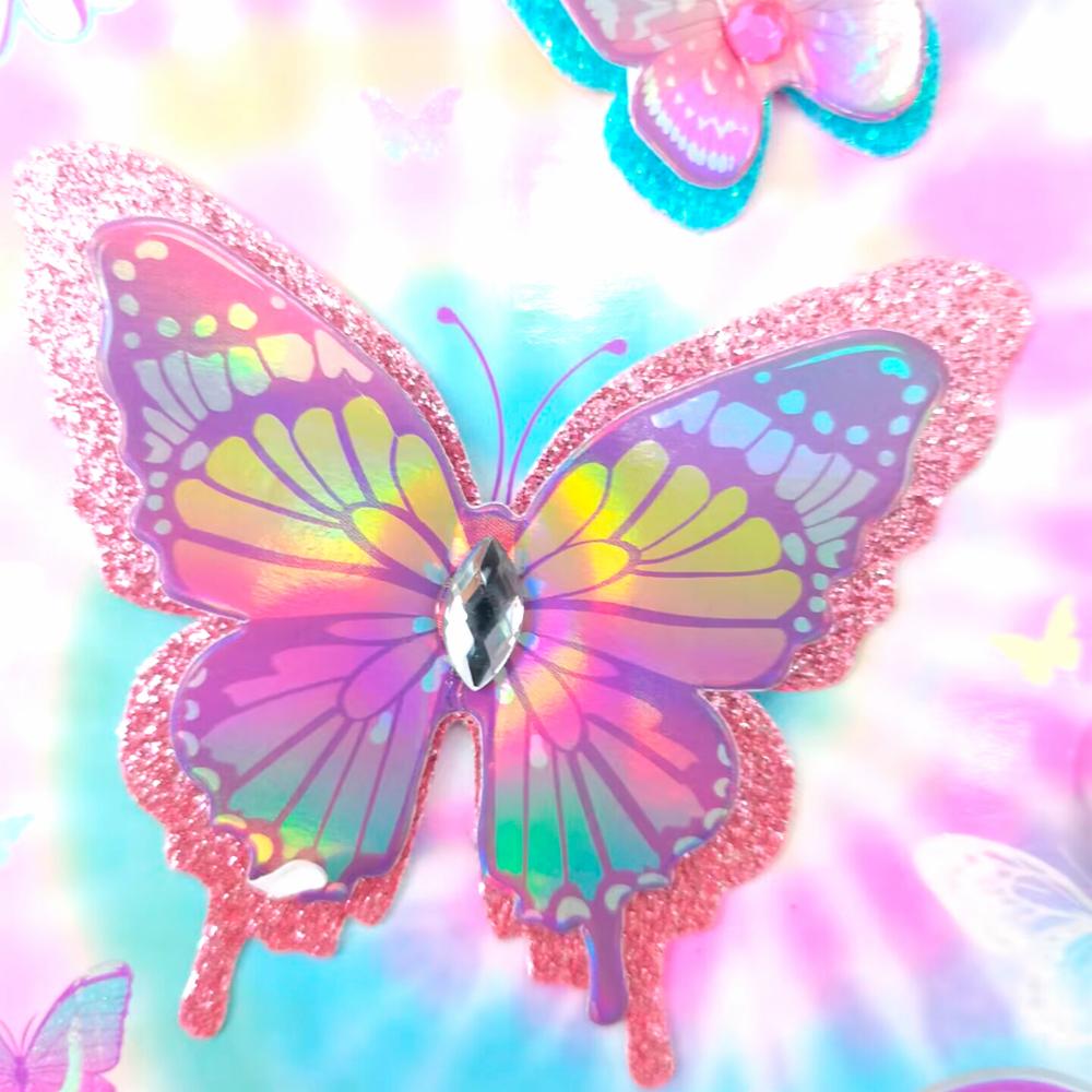 Diario Con Candado HOT FOCUS Mariposas - Imagen 3