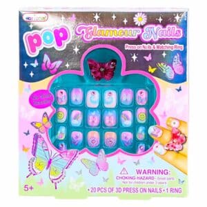 Set Uñas Gramurosas HOT FOCUS Mariposas