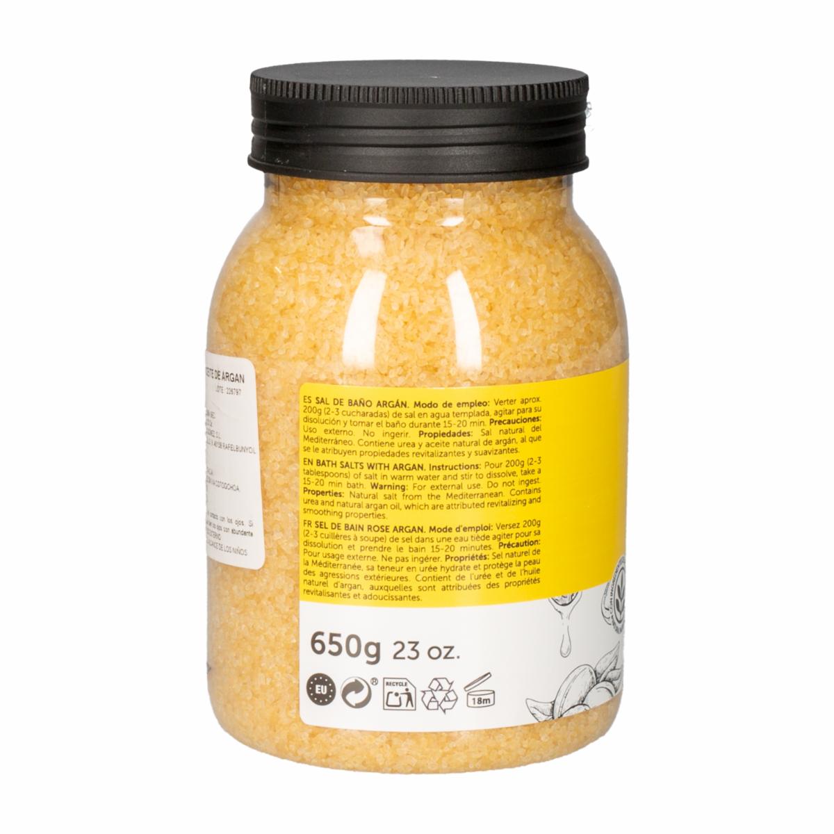 Sal De Baño Argan FLOR DE MAYO 650 G