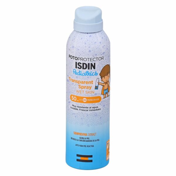 Protector Solar Infantil Corporal Transparente Pediatrics Spf50 ISDIN 200 Ml