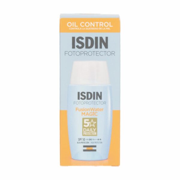 Protector Solar Facial Water Magic  Spf+50 ISDIN 50 Ml - Imagen 4