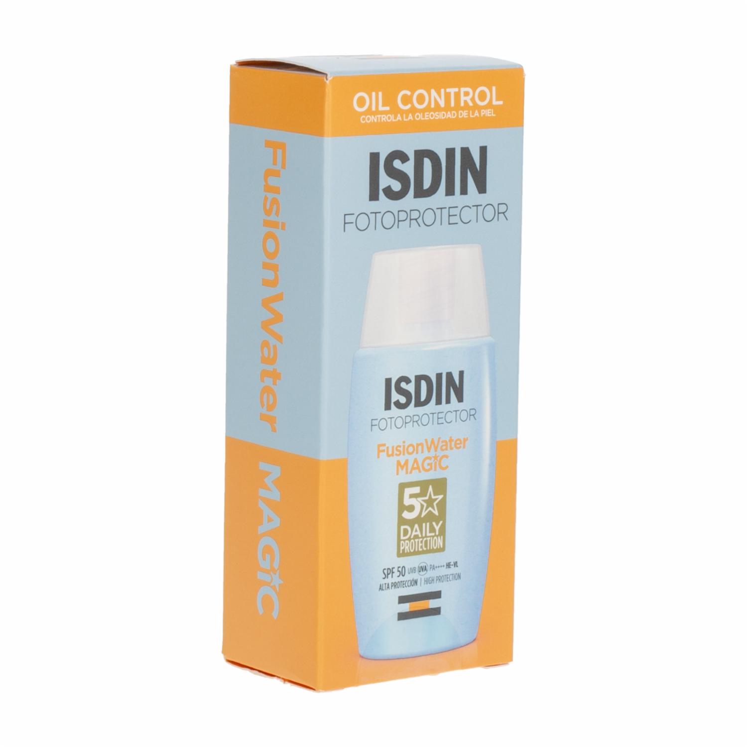 Protector Solar Facial Water Magic Spf+50 ISDIN 50 Ml - Imagen 6