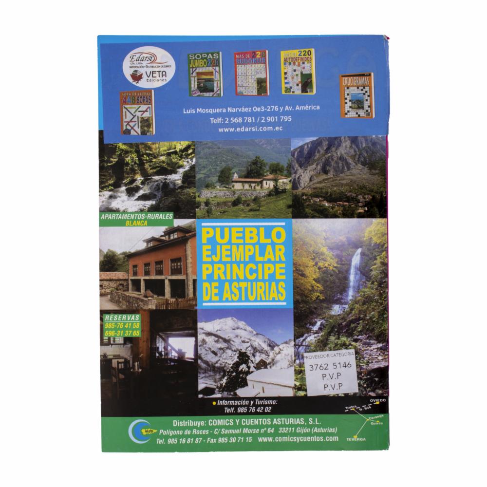 Libro Mas 220 Sudokus ASTURIAS 160 Páginas - Imagen 2
