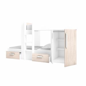 Litera Tren Estelle Blanco Mate Y Sahara FABRIKIT