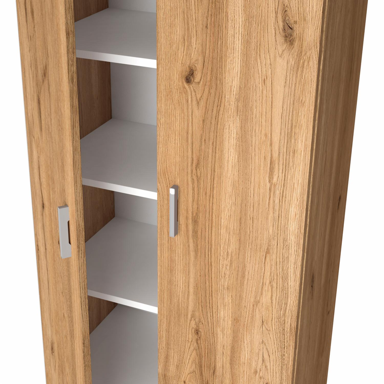 Zapatera Modelo Sena 2 puertas 6 estantes FABRIKIT MDP