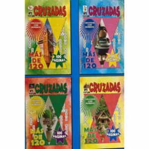 Libro Pasatiempos Sopas Cruzadas Autodefinidos MILLA 32 Páginas