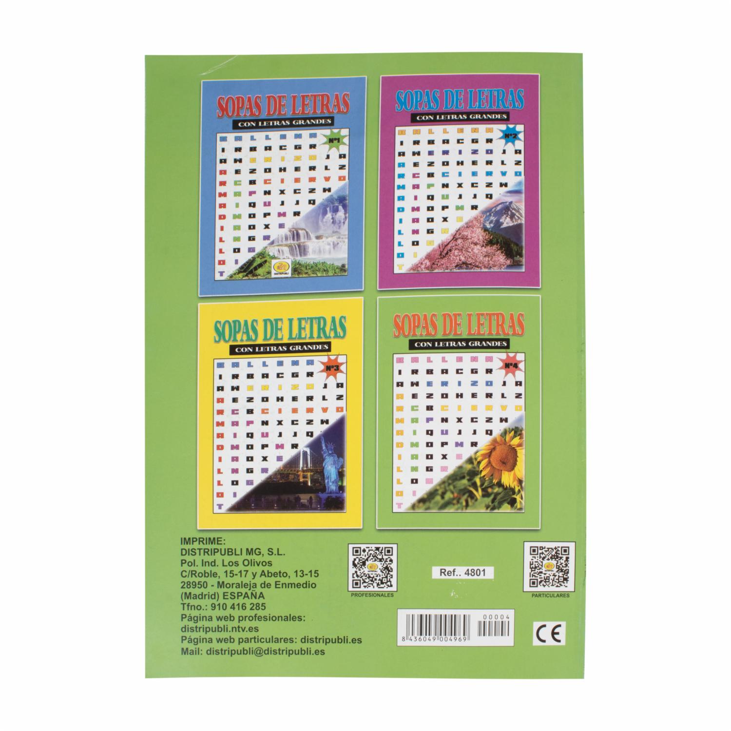 Libro Sopas De Letras MACROBOOKS 48 Páginas - Imagen 2