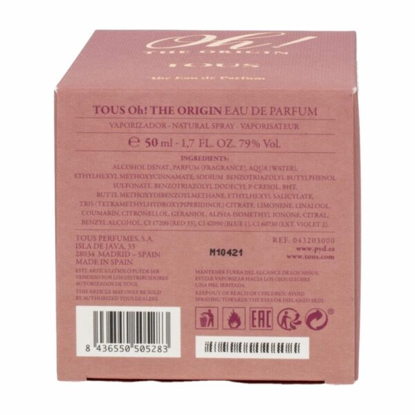 Fragancia Para Dama On The Origin Damas TOUS EDP 50 Ml - Imagen 5