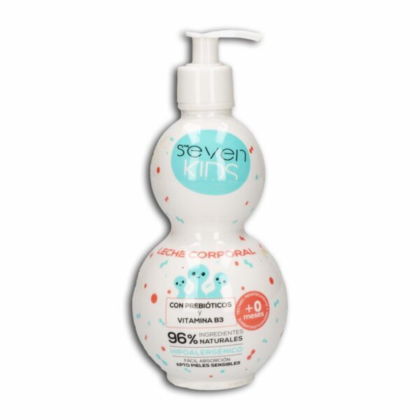 Leche Corporal Con Prebióticos Y Vitaminas SEVEN KIDS 400 Ml