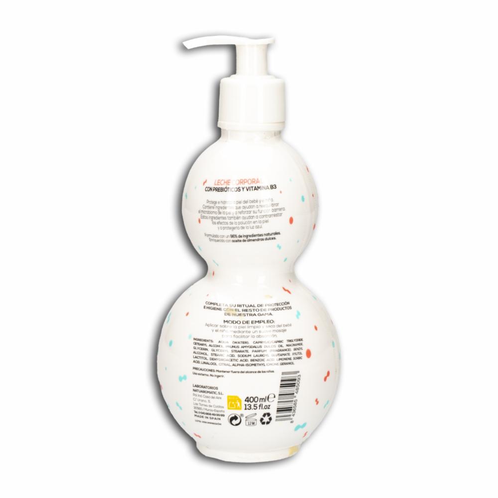Leche Corporal Con Prebióticos Y Vitaminas SEVEN KIDS 400 Ml - Imagen 2