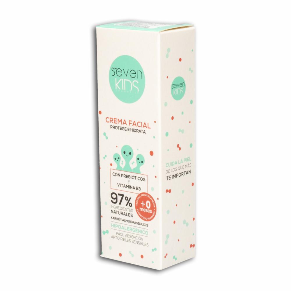Crema Facial Con Prebióticos Y Vitaminas SEVEN KIDS 50 Ml - Imagen 3