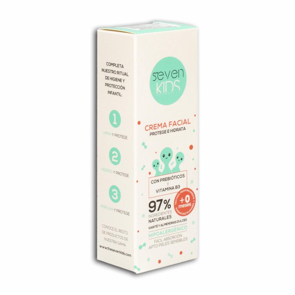 Crema Facial Con Prebióticos Y Vitaminas SEVEN KIDS 50 Ml - Imagen 4