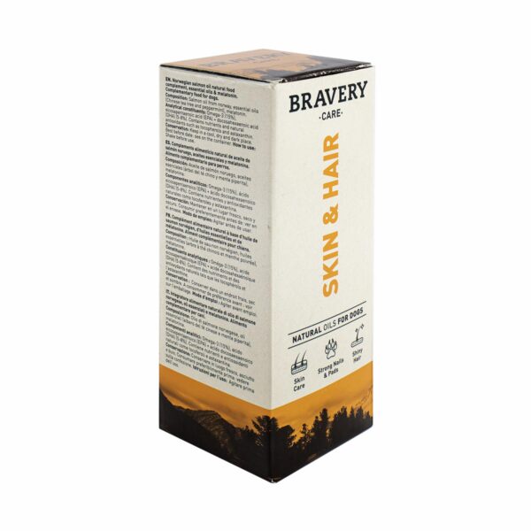 Vitamina Para Perros Aceite De Salmón Noruego Skin & Hair BRAVERY 500 Ml - Imagen 4
